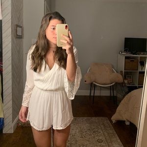 White Lace Romper